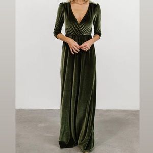 Baltic Born Sofia Velvet Maxi Dress *NEW* w/ tags